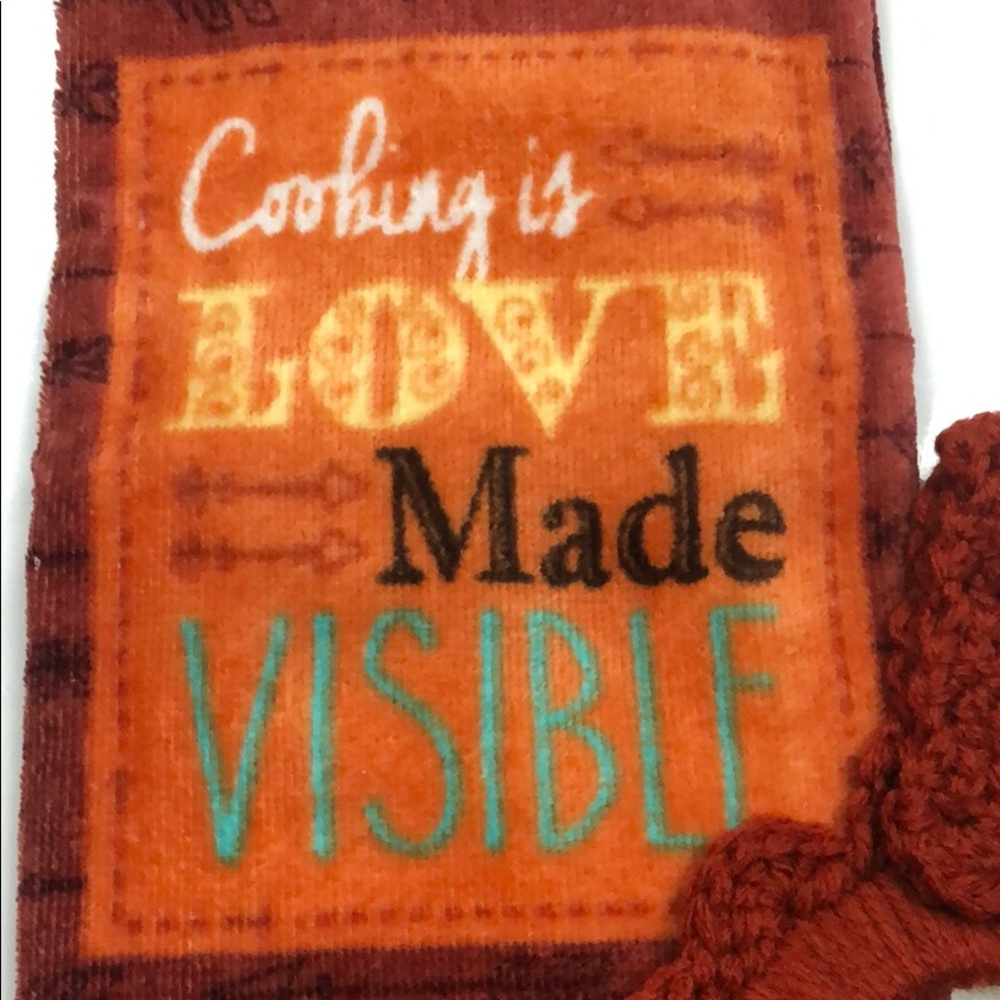 Southwest towel hanger & cotton kitchen towel - Picture 2 of 8